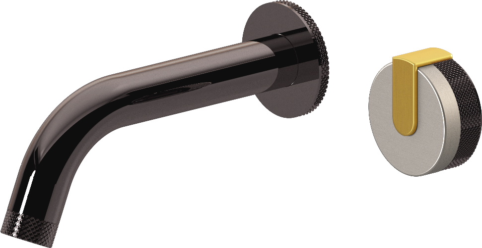 E-11535-R1BNi-L1BAU-OX Настенный прогрессивный смеситель скрытого монтажа для раковины GRAFF MOD+