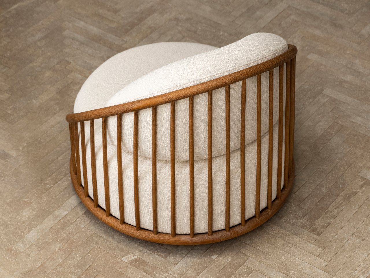 Кресло из ротанга EXPORMIM Бочонок ARCH-00148419 - Вид №3