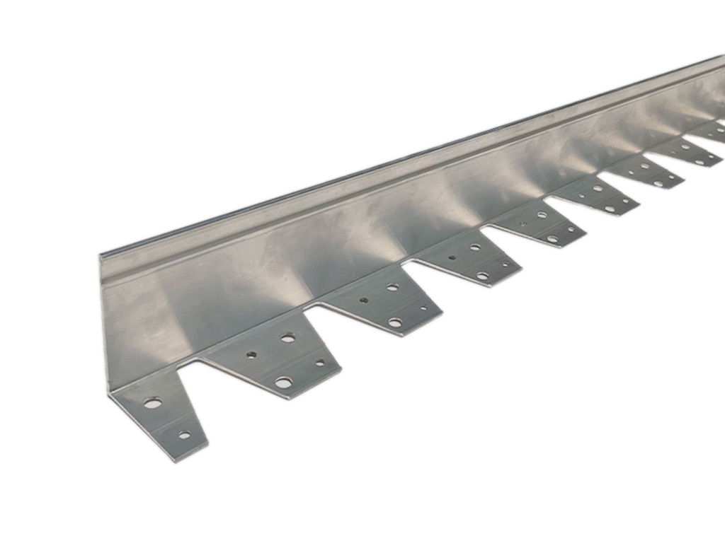 Алюминиевый бордюр 100 мм, длина 2500 мм компл. ГеоПластБорд GPBST-14 - Вид №1