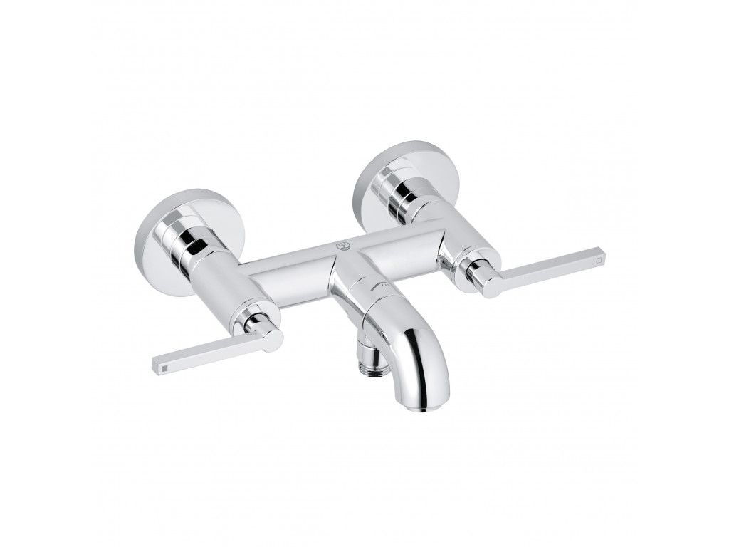 205400515 смеситель для ванны и душа Puristic KLUDI NOVA FONTE хром 