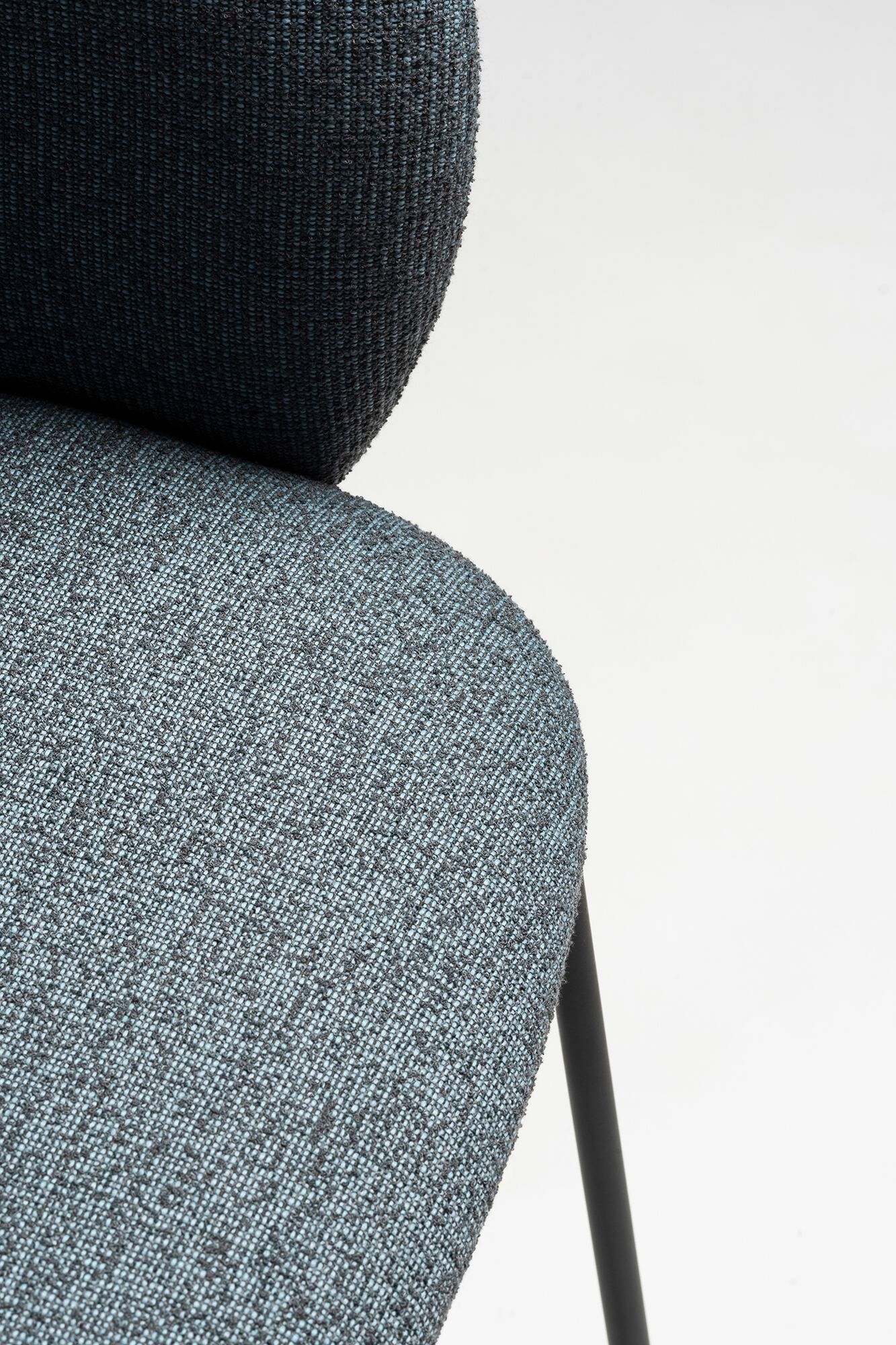 Высокий табурет из ткани со спинкой CHAIRS & MORE Bel ARCH-00153386 - Вид №6