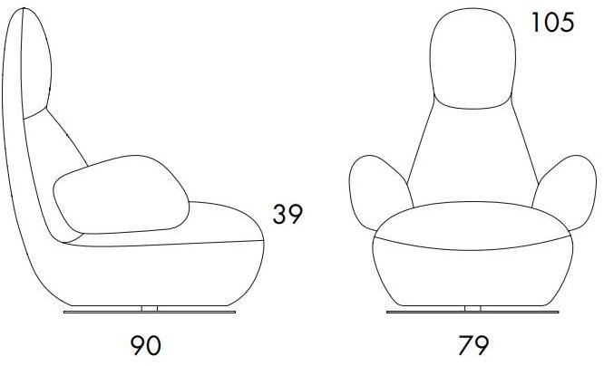Blå Station Кресло поворотное с подлокотниками Oppo O50a Bla Station - Вид №16