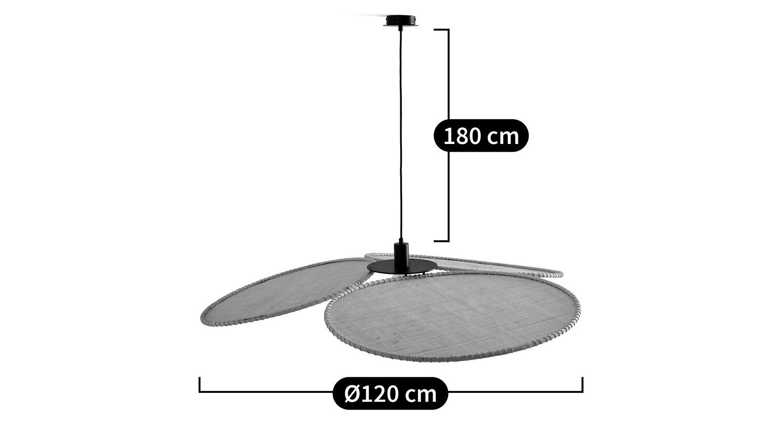 Плетеный подвесной светильник AMPM Canopée ARCH-00022308 - Вид №12