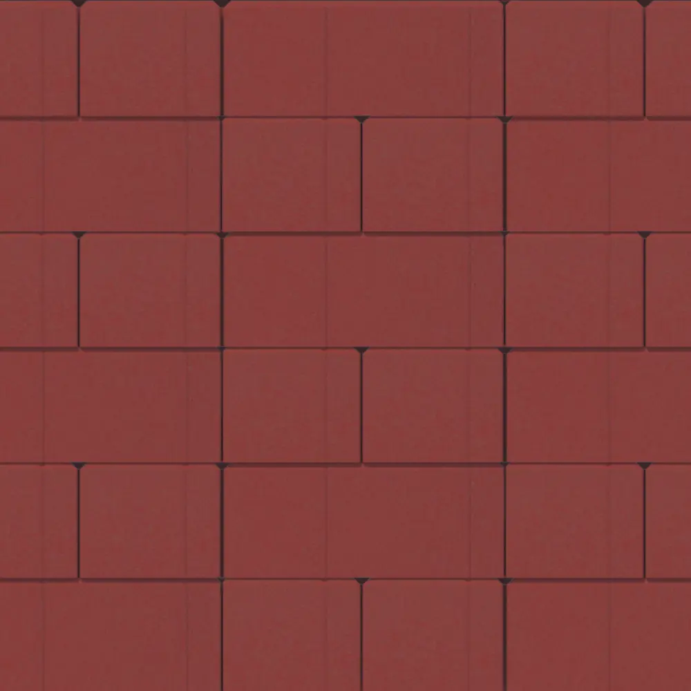 Тротуарная плитка Кирпичик 200x100x60 мм красный Santreyd STLM-2058105 - Вид №2