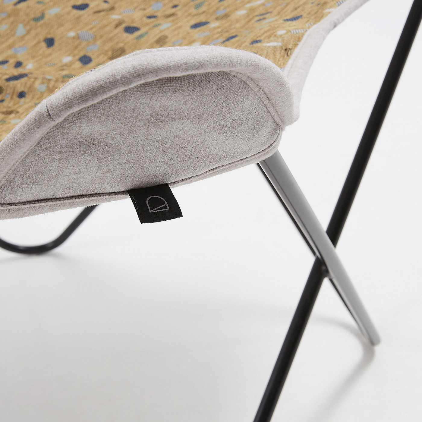 065233 Кресло nn ткань terrazzo горчица La Forma Fly - Вид №5