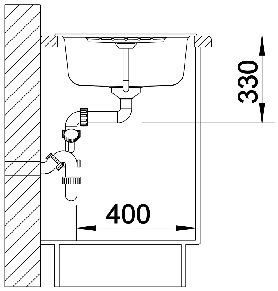 514727 Кухонная мойка Blanco Zia 45 S жасмин  Blanco Zia Жасмин - Вид №8