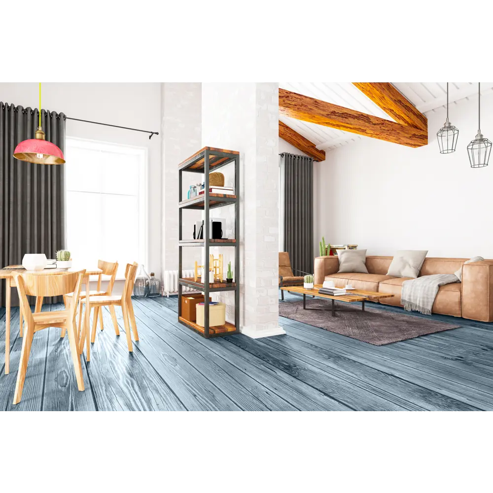 Масло для деревянных полов ЗДОРОВЫЙ ДОМ серо-голубой 1 л 82336790 STLM-0024824 - Вид №5