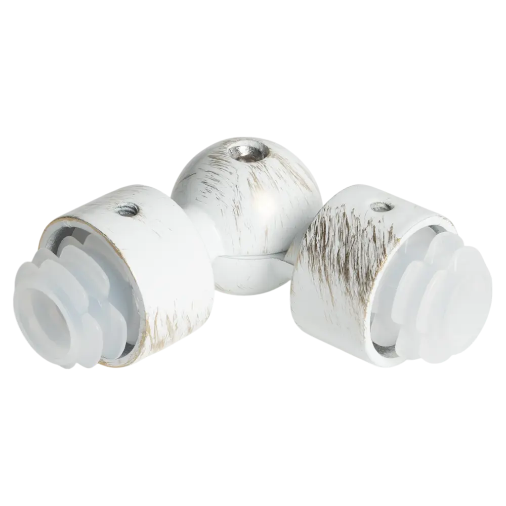 Соединитель Эркер металл цвет белый Santreyd Классик STLM-2056448