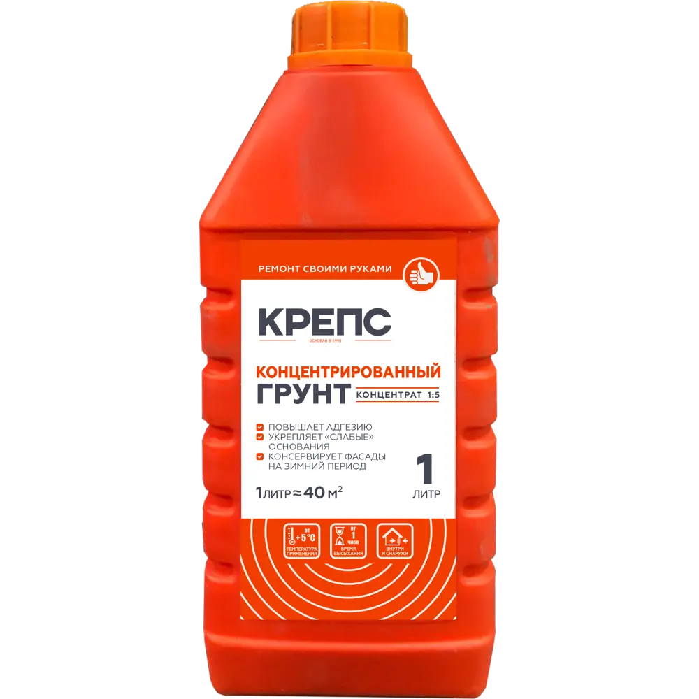 Грунтовка концентрат Крепс 1 л STLM-2094974