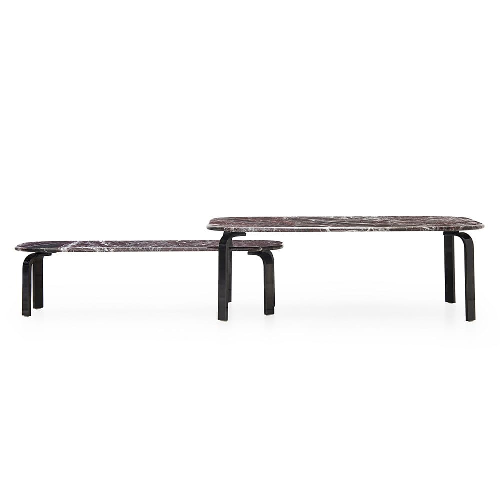 Прямоугольный кожаный журнальный столик Formitalia ARCH-00106437 - Вид №2