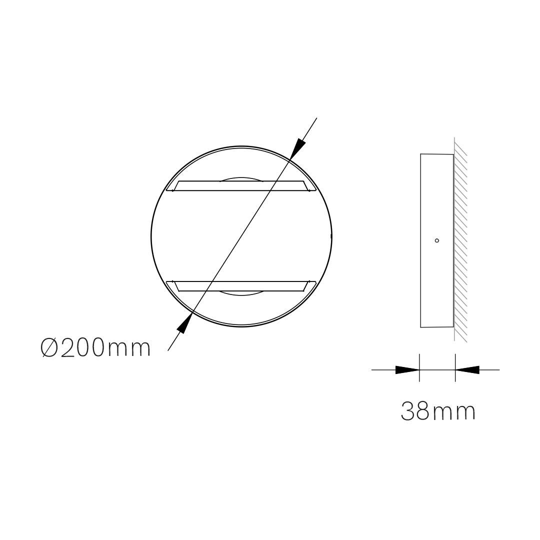 Поликарбонат светодиодные наружные настенные светильники BENEITO FAURE CLOS 16W ARCH-00131596 - Вид №5