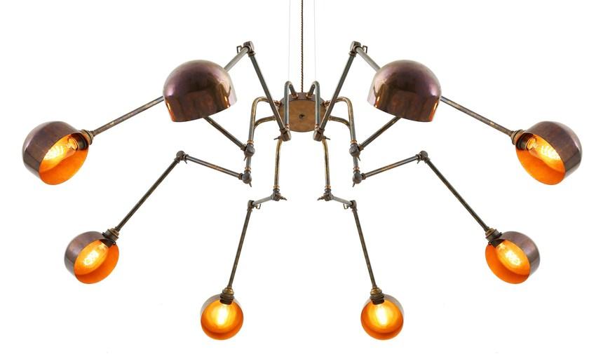 Mullan Lighting Регулируемая люстра из латуни  Mlf184  - Вид №9