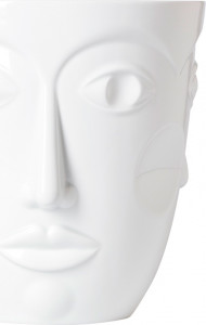 10534207 Sieger by Furstenberg Ведро для охлаждения игрист. вина Sieger by Furstenberg "Лица" 25см (белое) Фарфор