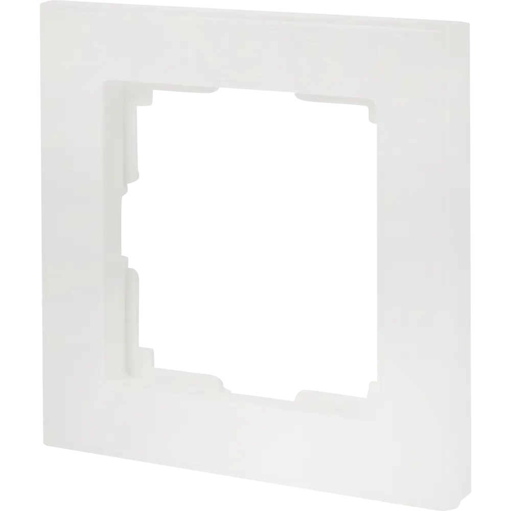 Рамка для розеток и выключателей Werkel Flock 1 пост, цвет белый STLM-2059656 - Вид №2