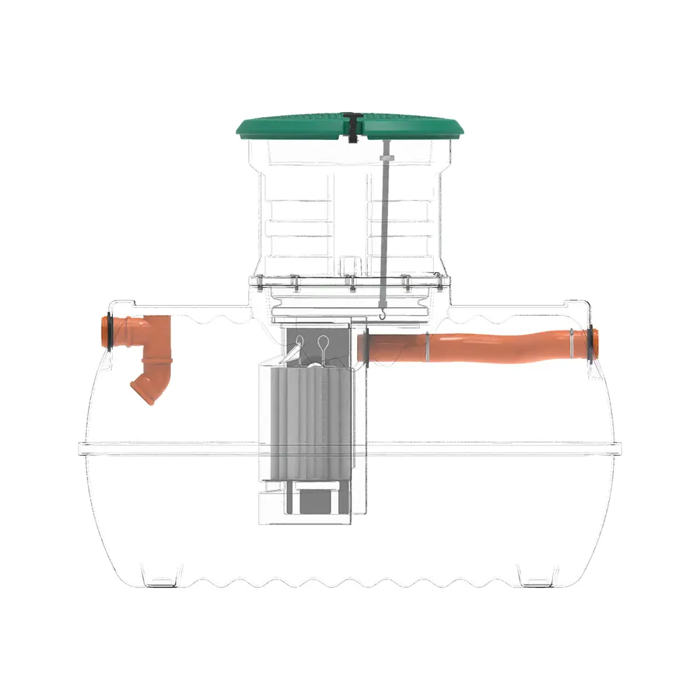 Септик трехкамерный Rostok Ground 4 1800 литров 660 л/сутки STLM-2071308 - Вид №10