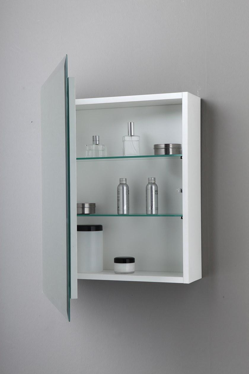 BLEU PROVENCE Прямоугольное настенное зеркало с контейнером Specchi in metallo Ab232 - Вид №2