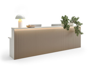 Стойка регистрации с освещением