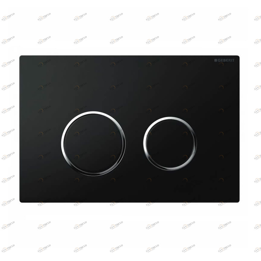 115.778.KM.1 смывная клавиша SIGMA20 (черн/хром гл) СНЯТО С ПРОИЗВОДСТВА (замена 115.882.KM.1) Santreyd 