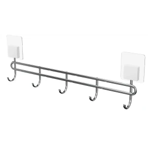 Держатель для полотенца Lemer You Color 4 крючка нержавеющая сталь цвет хром