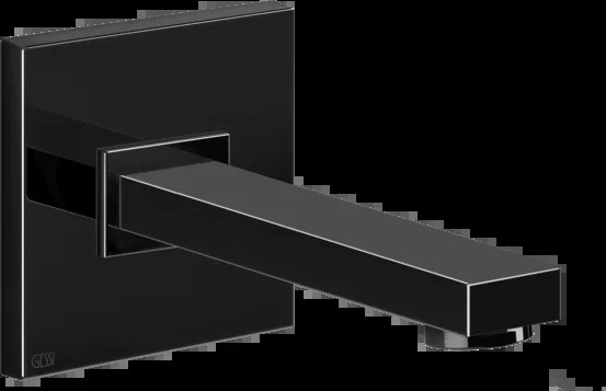 Носик для умывальника 20118 706 Gessi Rettangolo k ЧЕРНЫЙ МЕТАЛЛ PVD