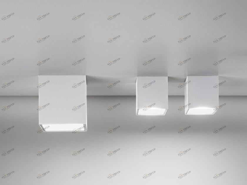 PANZERI Бра / потолочный светильник из алюминия и стекла Three sun-id-1425419