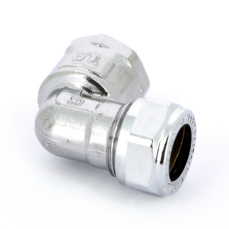 Угол обжим-В хромированный TIEMME 12х1/2" 1130090 - Вид №3