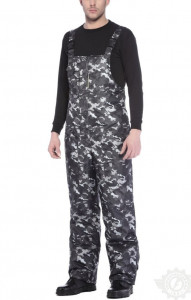 65881 Полукомбинезон "Витязь" зимний серый камуфляж  Камуфляжная форма  размер 48-50/182-188
