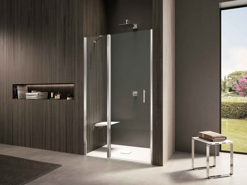 Стеклянная ниша душевая кабина с распашной дверью Provex Industrie ARCH-00089929