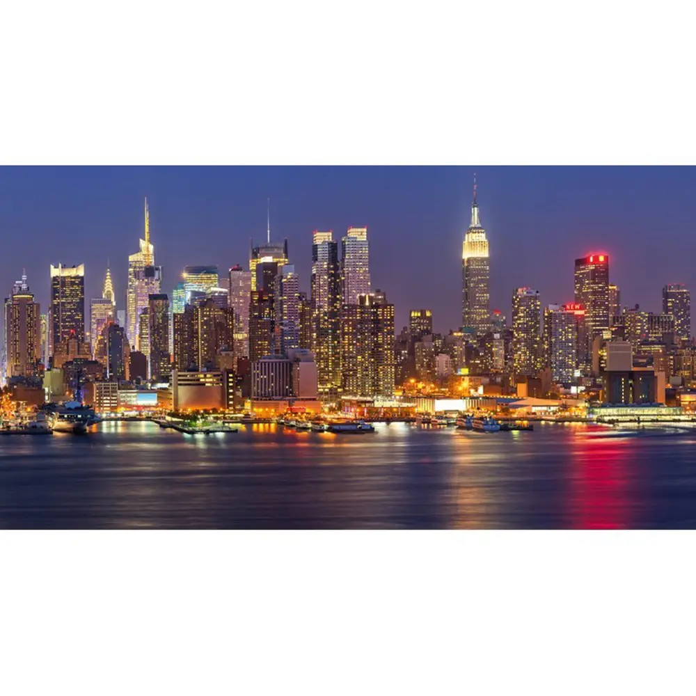 Фотопанно флизелиновое «Город» 250х130 см Santreyd Ночной город STLM-2110299