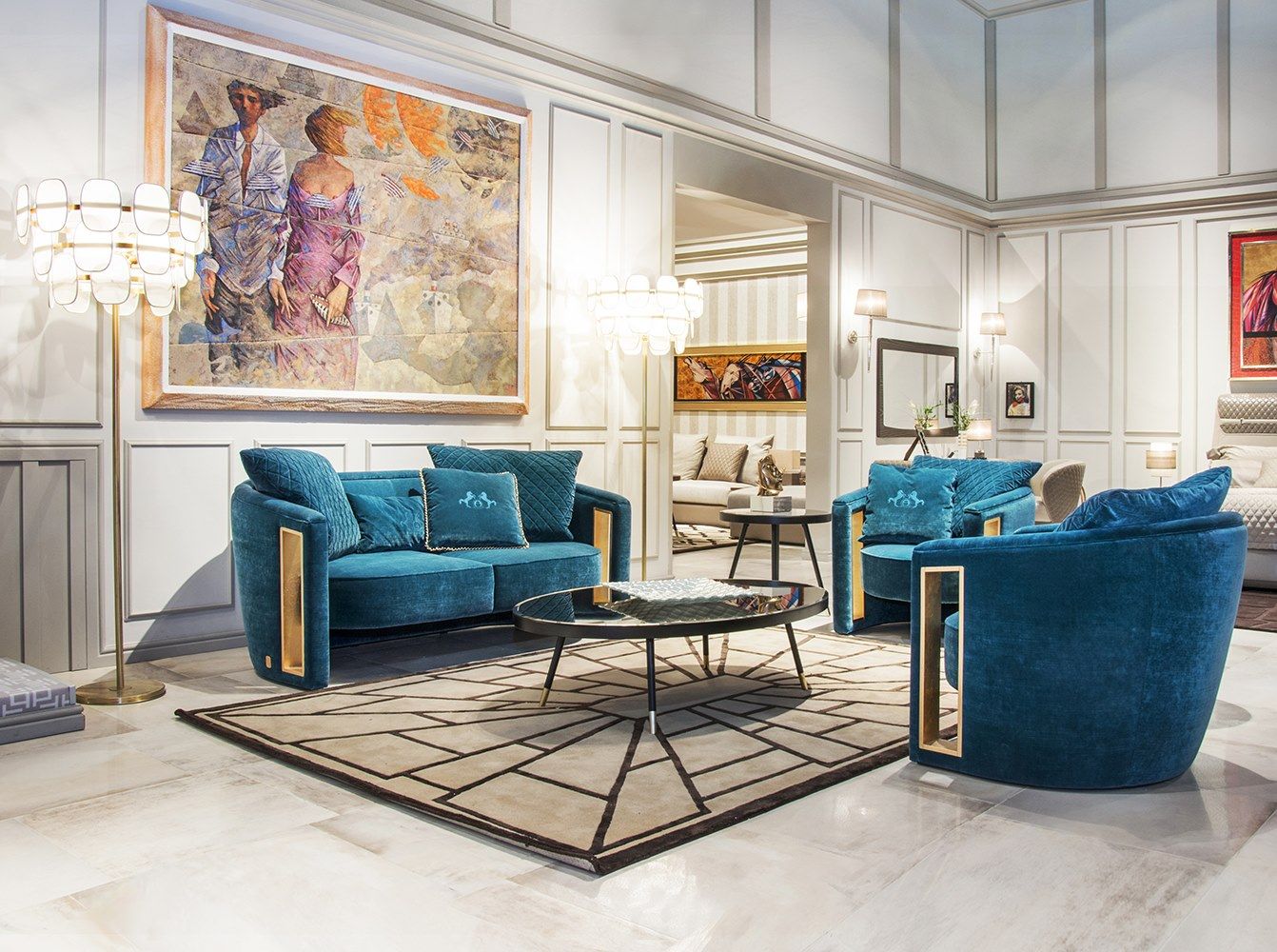 Деревянный овальный журнальный столик Formitalia Glam ARCH-00069700 - Вид №7