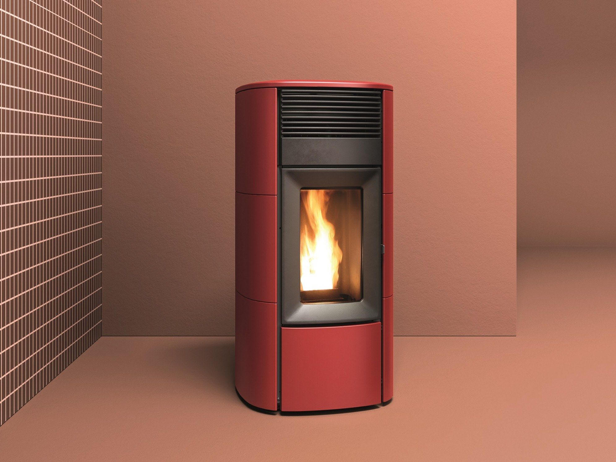 Керамическая или металлическая пеллетная печь MCZ CLUB ARCH-00021244