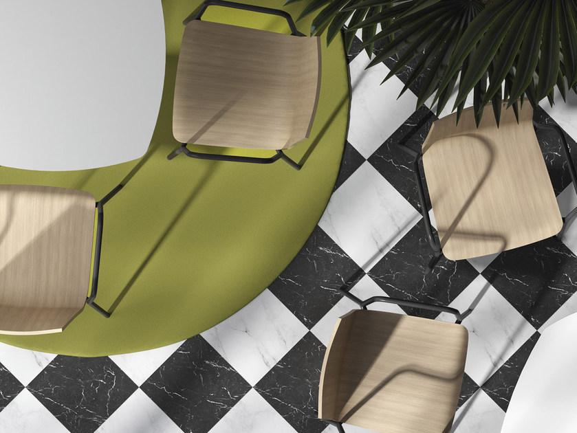 Arte & D Конференц-стул на деревянной эстакаде Carpet wood C1573 b wrs  - Вид №2