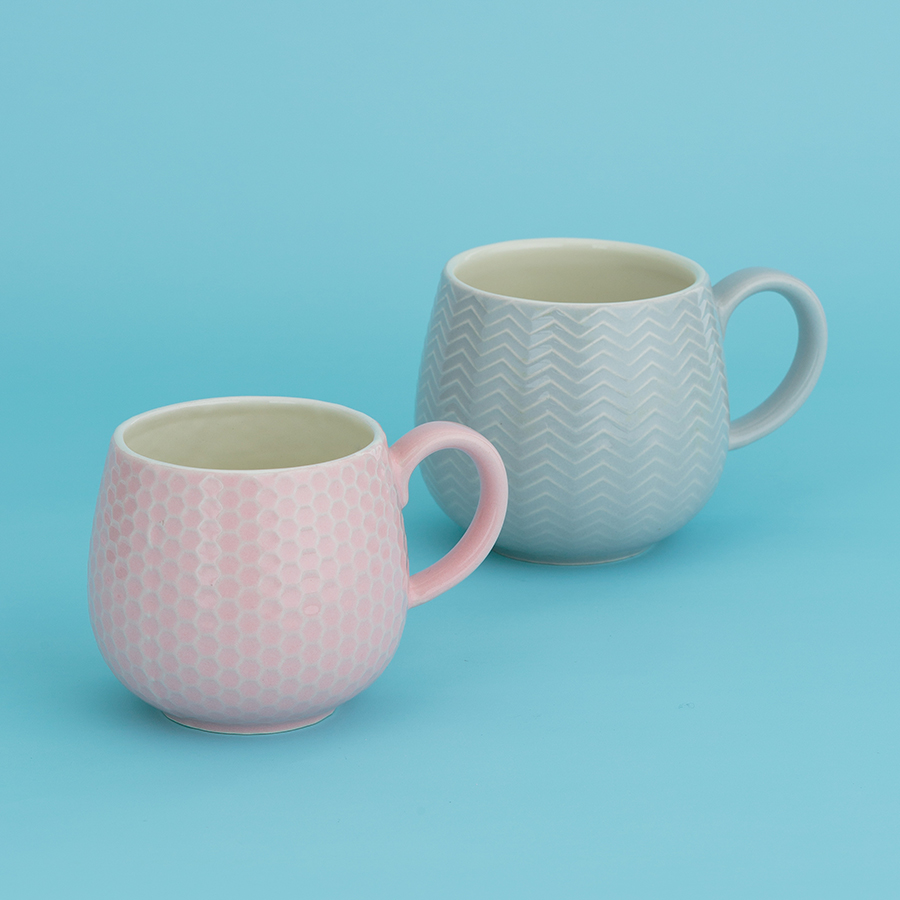 2002.104 Кружка embossed, 350 мл, серая Mason Cash  - Вид №3