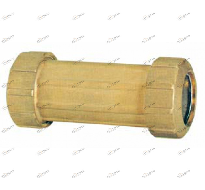 GENEBRE 0025 07 Двойной соединитель с длинной муфтой 