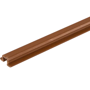 Профиль Elikor 103ШК для раздвижных дверей 2000 мм ПВХ цвет ирис