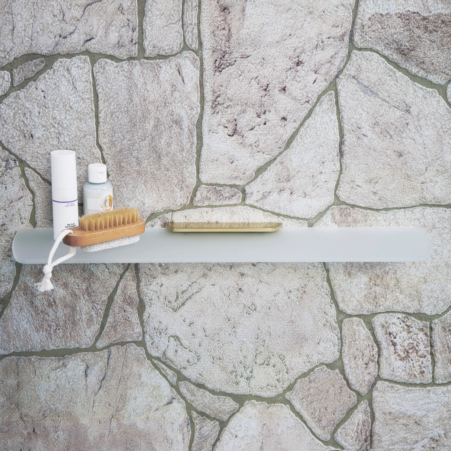 K-5924 Aisch Полка стеклянная WasserKRAFT Aisch K-5900 