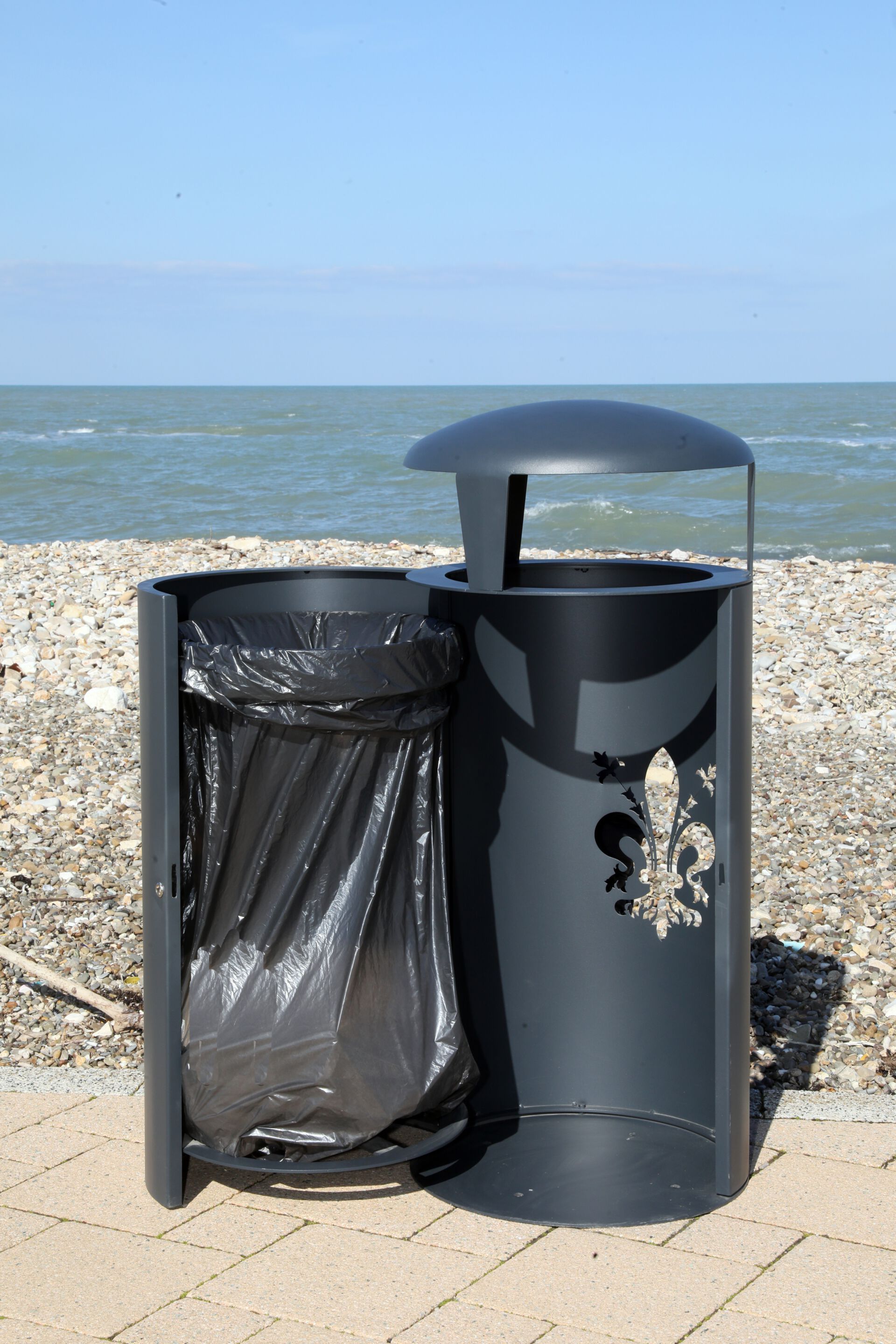 Наружная стальная стойка для мусора CITYSì BOTERO ARCH-00152414 - Вид №1