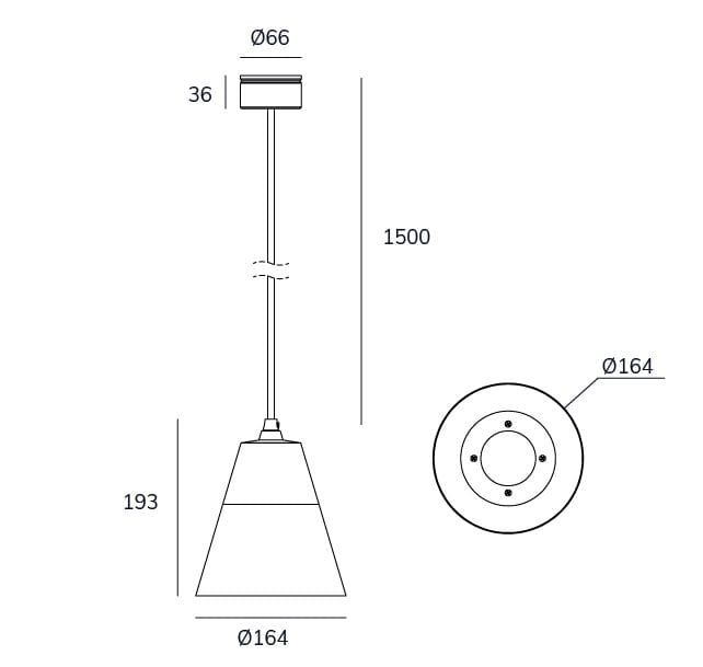 Алюминиевый светодиодный подвесной светильник Exporlux BELL SU ARCH-00087084 - Вид №3