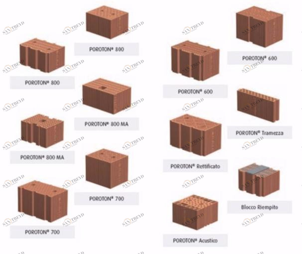 Poroton Облегченный кирпич sun-id-1385772