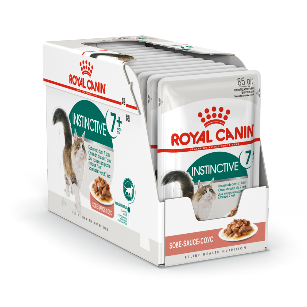 ПР0016144*12 Корм для кошек Instinctive+7 старше 7 лет конс. 85г (упаковка - 12 шт) ROYAL CANIN 