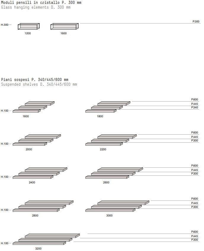 Porro Открытый книжный шкаф из лакированного мдф Modern sun-id-1456347 - Вид №5