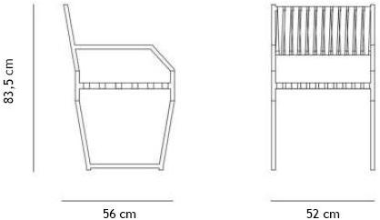 Lgtek Садовый стул с подлокотниками Marin sun-id-1396744 - Вид №15