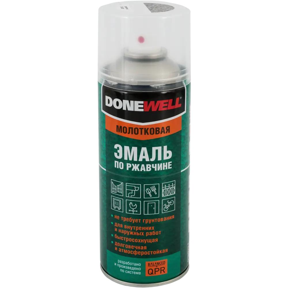 Эмаль по ржавчине Donewell цвет серебристый 0.52 л KUDO STLM-2118893