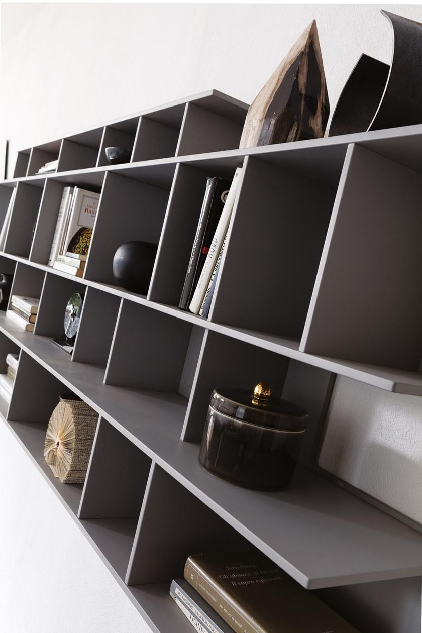 Ozzio Italia Модульный стенной книжный шкаф  X026  - Вид №14