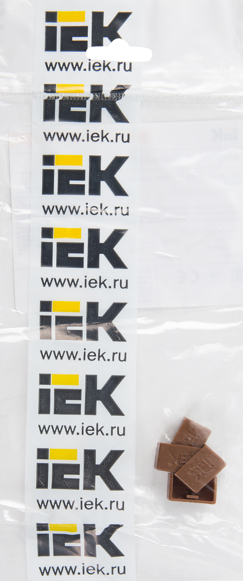 82411319 Заглушка для кабель-канала 15х10 мм цвет дуб 4 шт. STLM-0026956 IEK  - Вид №1