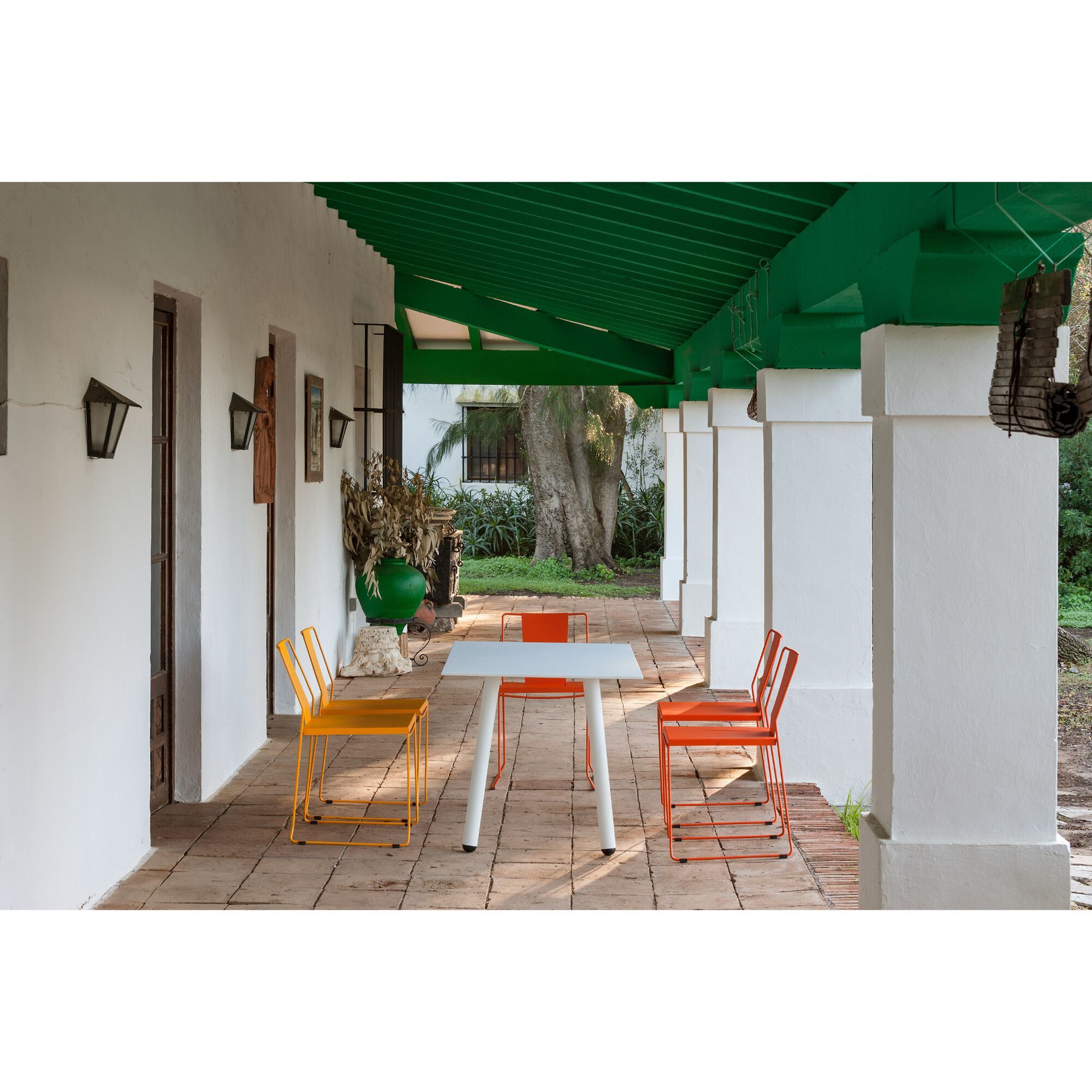 Стальной круглый садовый стол iSimar CORSICA ARCH-00073706 - Вид №1