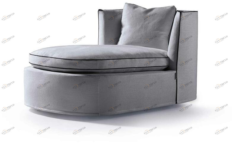 Frigerio Salotti Мягкая кушетка из ткани Bessie sun-id-1397791