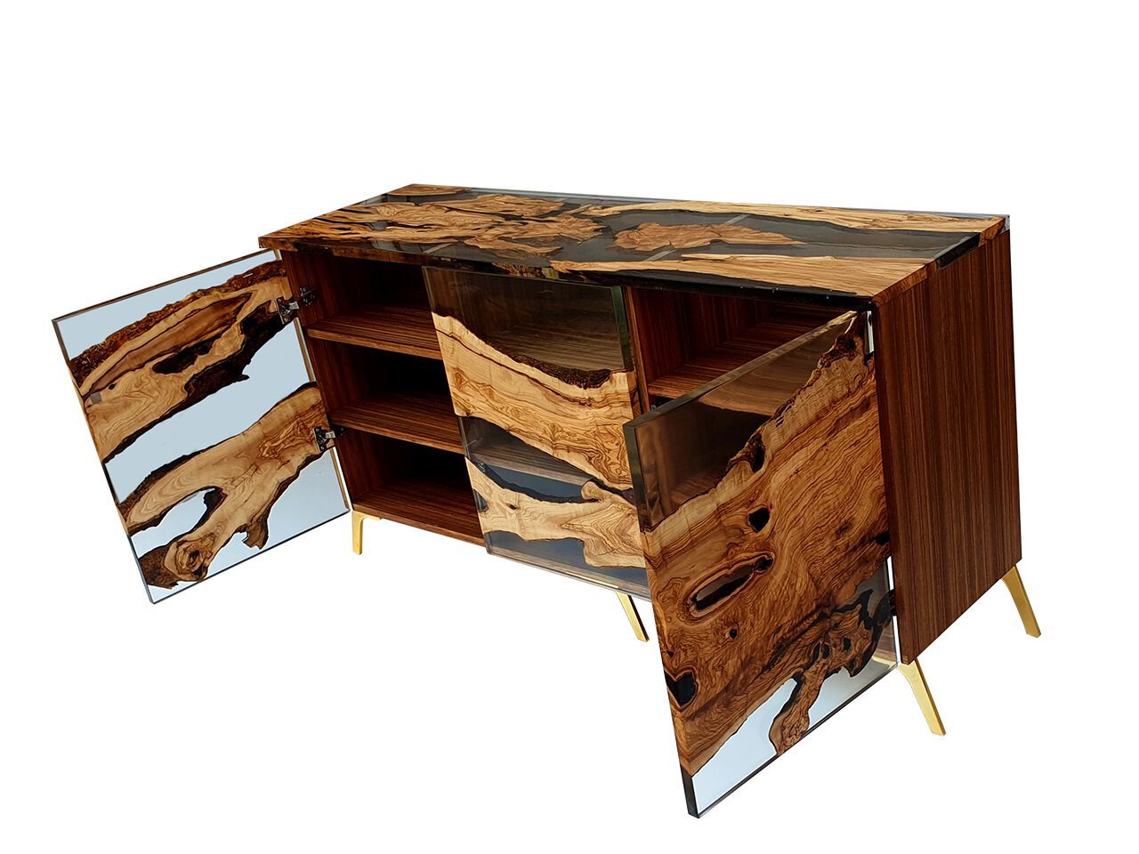 Мебель из смолы и дерева вяза с распашными дверями Legnor LEG2408747 / LEG2408748 ARCH-00034819 - Вид №11