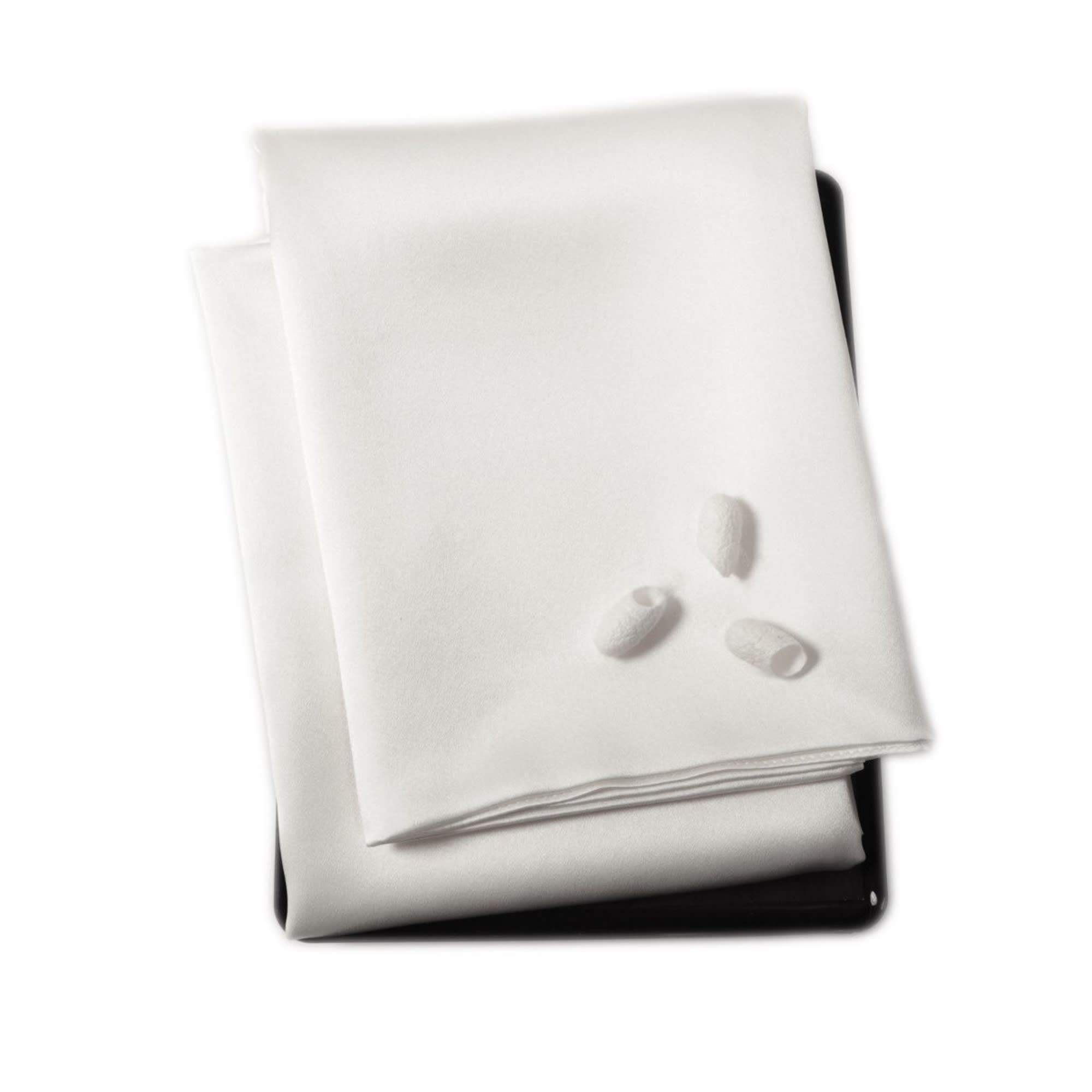 Наволочка princess46white, 60x40 см, шелк, 1шт, цвет белый жемчуг SILK MANUFACTURE 90520675