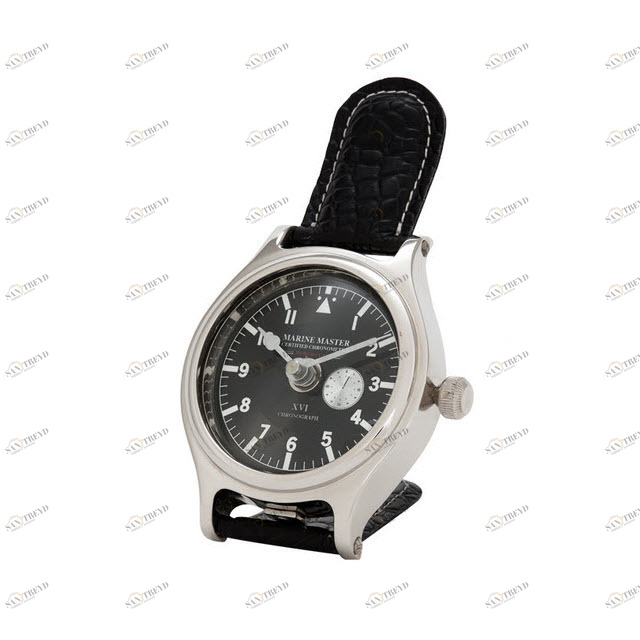 Часы Marine Master от Eichholtz Хром EICHHOLTZ ДИЗАЙНЕРСКИЕ, EICHHOLTZ 062406 Хром;черный 